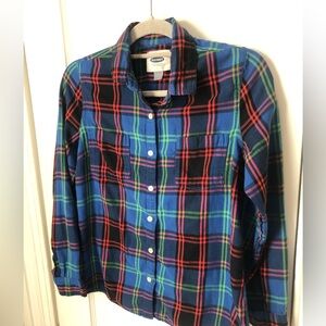 Flannel long sleeve button down